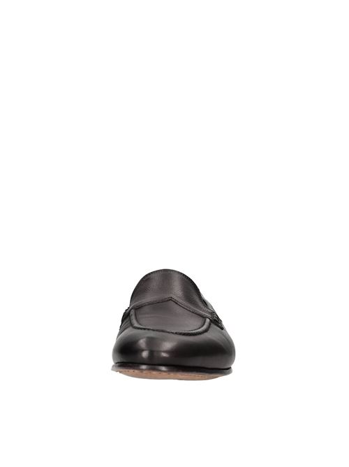 Leather moccasins MORGILLO | MORANDI BUFALONERO